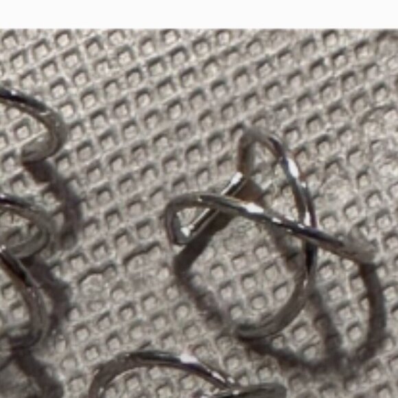Cuff Earrings - No Piercing Needed! Each Selection Comes with 2 Silver Style NWT - Picture 4 of 7